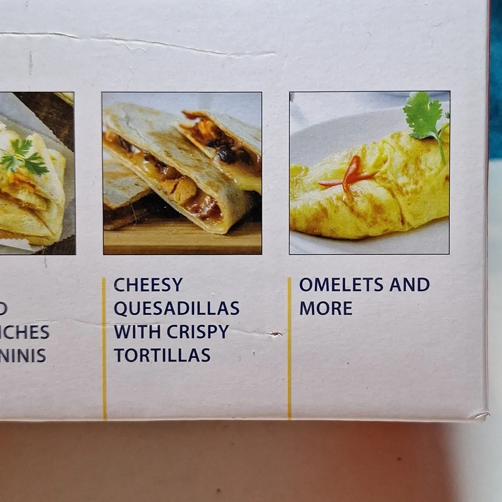 Mini Sandwich Maker Omelette, French Toast & Quesadilla Maker NEW‎ - Picture 4 of 5